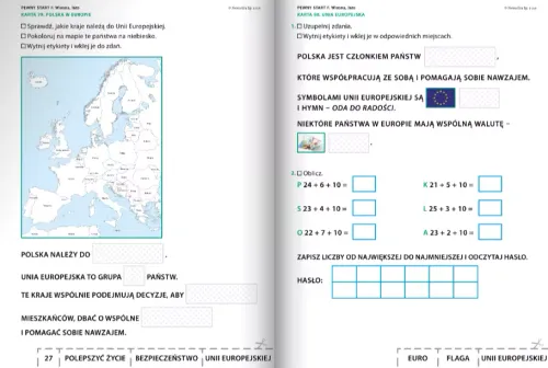 Pewny start. Poziom F. Wiosna, lato. Karty pracy na Arena.pl
