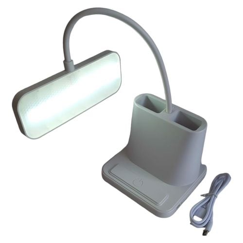 Lampka biurkowa LED USB z przybornikiem Ściemniana na Arena.pl