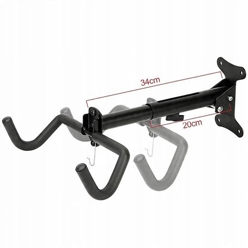 WIESZAK NA ROWER ŚCIENNY DO 25 KG UCHWYT ROWEROWY HAK NA ROWERY DO ROWERU na Arena.pl