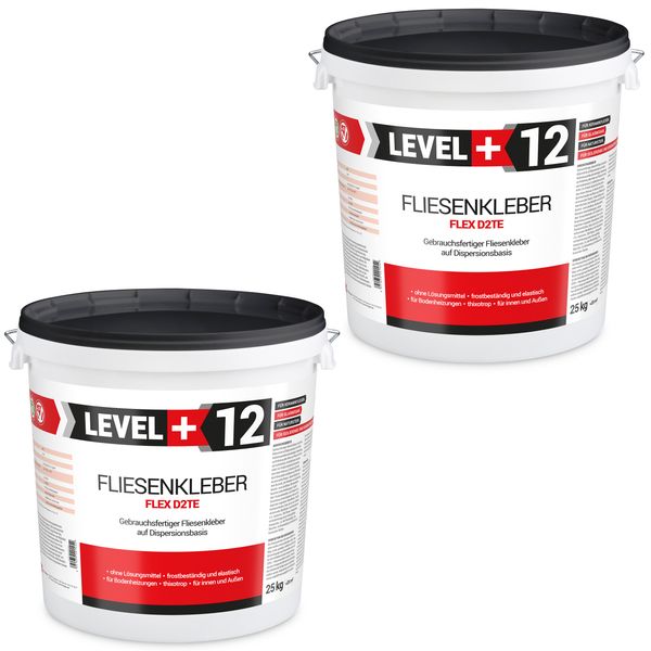 Gotowy Klej do Płytek 50kg Biały Flex Level+12 zdjęcie 1