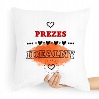 Dla Prezesa Viceprezesa Poduszka Prezes Idealny Z Nadrukiem Ze Zdjęciem