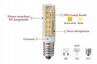 ŻARÓWKA LED E14 7W MINI 76 LED 500LM CIEPŁA W-WA