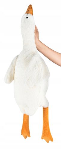MASKOTKA PODUSZKA PLUSZAK GĘŚ PLUSZOWA XXL 90cm na Arena.pl