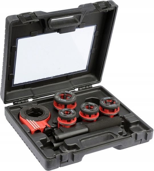 YATO GWINTOWNICA RĘCZNA Z SYSTEMEM GRZECHOTKOWYM DO RUR 4 GŁOWICE YT-29001 zdjęcie 6