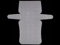 Kanwa plastikowa baza torebka 27 x 15 x 7 cm BIAŁA