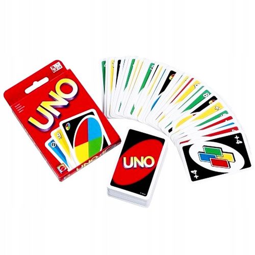 Mattel UNO KARTY DO GRY DLA DZIECI GRY RODZINNE GRY LOGICZNE DLA DZIECI na Arena.pl
