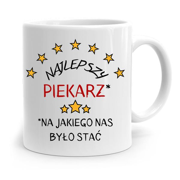 Kubek Prezent Dla Piekarza Najlepszy Piekarz Z Nadrukiem Ze Zdjęciem zdjęcie 1