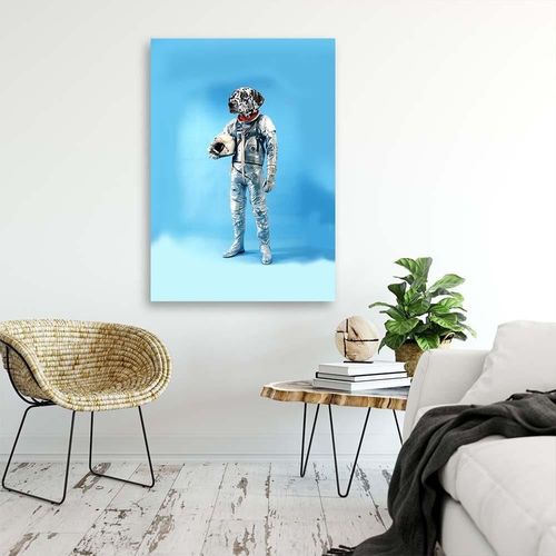 Deco Panel, Astronauta z głową psa 50x70 na Arena.pl