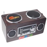 Odtwarzacz z Pendrive SD Radio FM Akumulator Wbud.