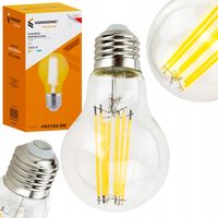 Żarówka dekoracyjna LED E27 12W 3000K transparentna VERGIONIC