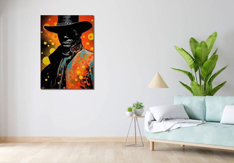 Obraz 70x100cm Kowboj Kosmosu zdjęcie 2