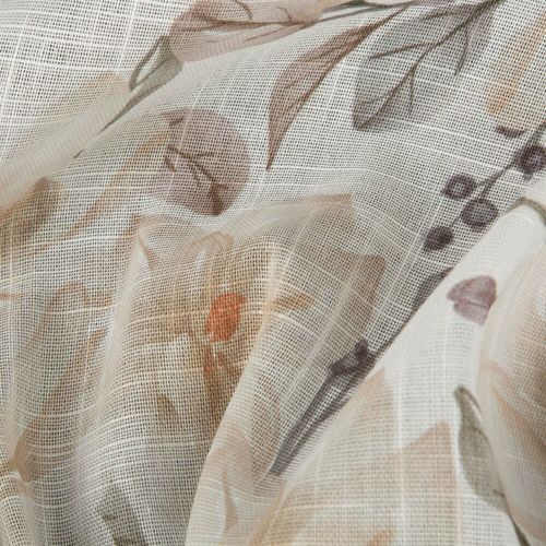 Zasłona gotowa na przelotkach AMARA Eurofirany naturalny na Arena.pl