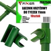 łącznik krzyżowy do tyczek 11mm 10szt