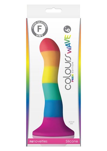 pride edition 6inch wave dildo multicolor na Arena.pl