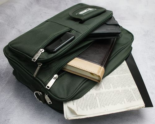 torba męska do pracy a4 bellugio - ciemnozielona na Arena.pl