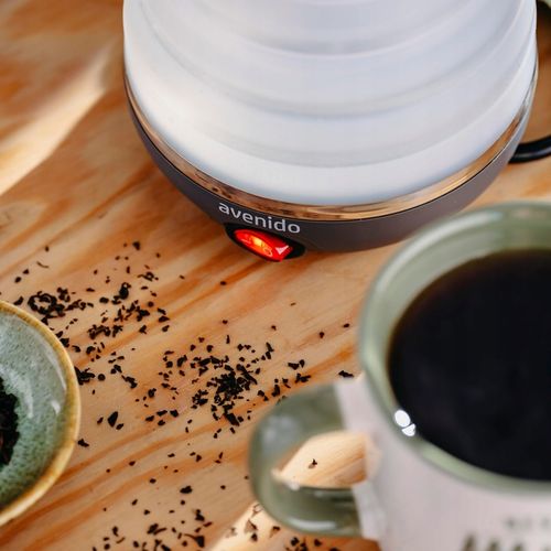 Czajnik Turystyczny Składany Silikonowy Szary AGD Drobne Do Kuchni na Arena.pl