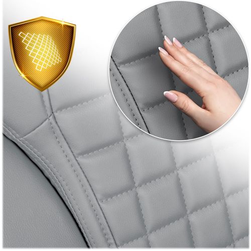 Fotel biurowy Sofotel Batory - jasno szary na Arena.pl