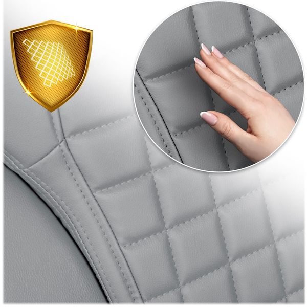 Fotel biurowy Sofotel Batory - jasno szary zdjęcie 10