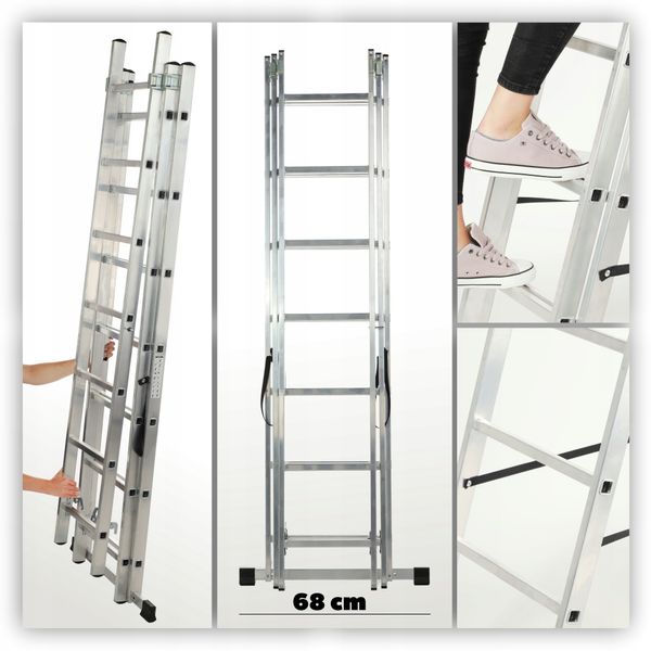 KADAX Drabina wielofunkcyjna 7-stopni 3x7 BASIC zdjęcie 3