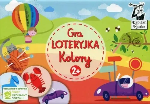 Gra Loteryjka Kolory Edukacyjna Dla Najmłodszych Dzieci 2+ Kapitan Nauka na Arena.pl
