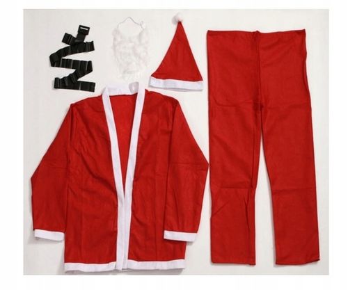 STRÓJ ŚWIĘTEGO MIKOŁAJA GOTOWY ZESTAW GWIAZDORA PRZEBRANIE NA ŚWIĘTA na Arena.pl