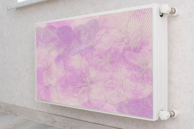 MASKOWNICA Magnetyczna Kaloryfera Orchidea KWIATY 90cm x 60cm zdjęcie 4