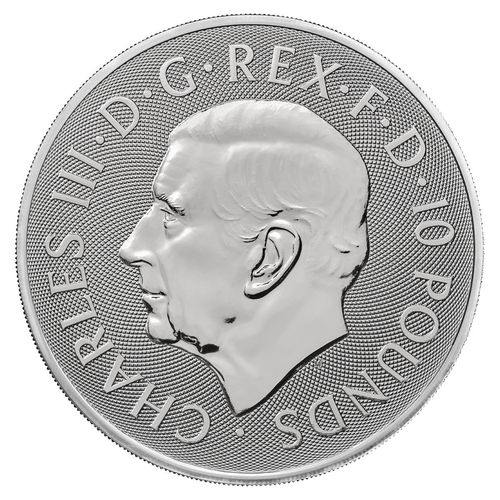 The Royal Tudor Beasts: Queen's Lion 10 uncji Srebra 2026 na Arena.pl