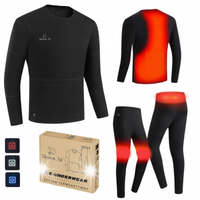 Bielizna podgrzewana MISSION AIR E-Underwear Men Set (rozmiar L) Czarny