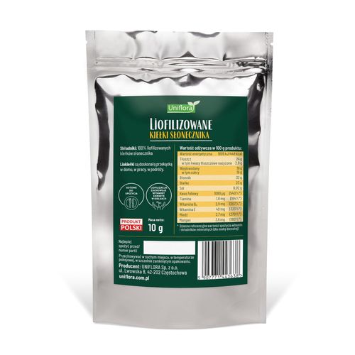 Liofilizowane KIEŁKI SŁONECZNIKA 10g na Arena.pl