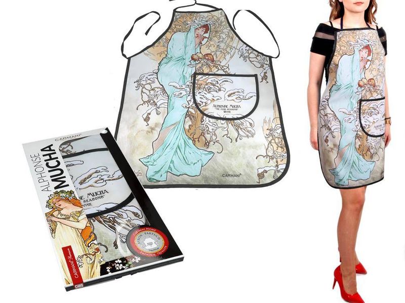 Fartuszek kuchenny - A. Mucha, Zima (CARMANI) zdjęcie 1