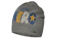 BROEL Eusebio czapka dla chłopca dzianina KNIT szary 45-47