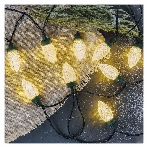 Lampki choinkowe LED szyszki 50 LED 9,8 m ciepła biel 8 programów IP44 EMOS na Arena.pl