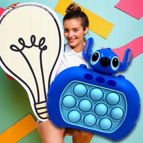 GRA POP IT POPIT STICH GAME ELEKTRYCZNA ZRĘCZNOŚCIOWA + 3 BATERIE GRATIS na Arena.pl