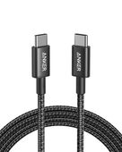 Anker A8757 Kabel USB-C USB-C 100W 1,8m Power Delivery Nylonowy Czrny