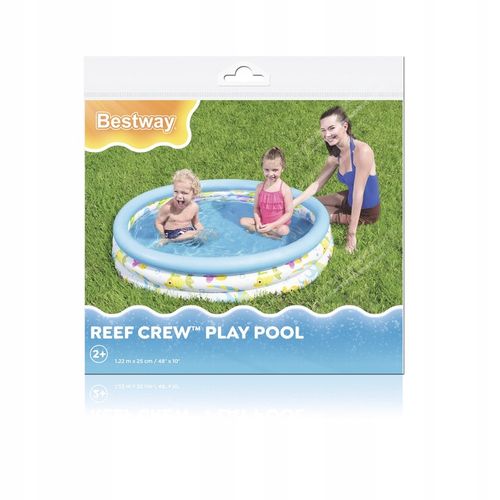 BRODZIK DZIECIĘCY DMUCHANY BASENIK OGRODOWY DLA DZIECKA 122cm BESTWAY 51226 na Arena.pl