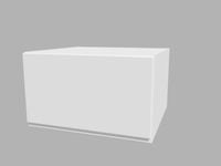 Szafka górna 60 cm nadstawka, pawlacz, podchwyt biały połysk, kolory SIMPLE