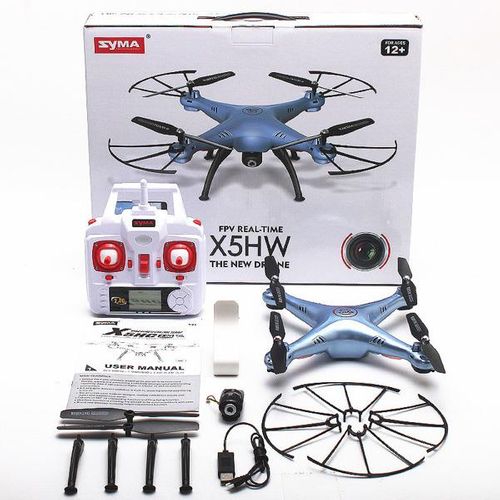 Dron Syma X5HW - niebieski na Arena.pl