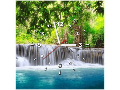 40X40CM ZEGAR WODOSPAD OBRAZ na Arena.pl