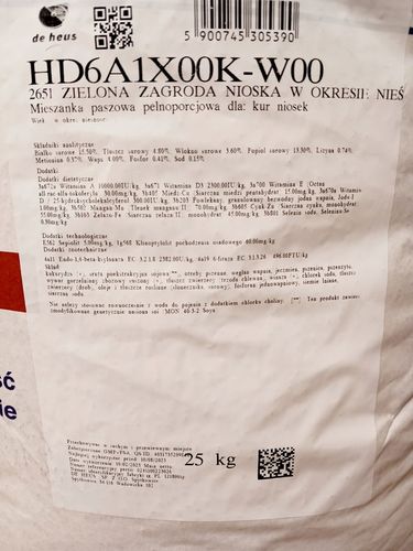 PASZA KARMA DLA KUR NIOSEK KRUSZONKA BOGATY SKŁAD DE HEUS 25 KG na Arena.pl