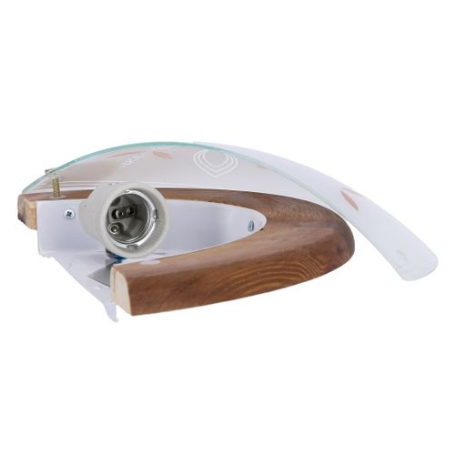 Rustica plafon 0,5 drewno standard 1x60 w E27 dąb na Arena.pl