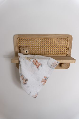 Przytulanka miś muslin personalizacja na Arena.pl