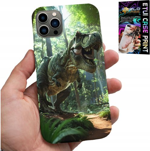 ETUI DO IPHONE 13 PRO MAX - DINO DINOZAUR TYRANOZAUR CASE + SZKŁO na Arena.pl