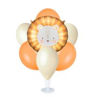 Zestaw balonów na stojaku Lew Safari