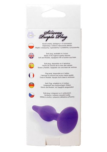 plug silicone plug purple   extra large na Arena.pl