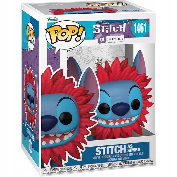 Funko POP! Disney Stitch as Simba 1461 figurka zdjęcie 1