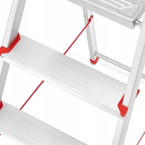 DRABINA domowa 6 stopniowa aluminiowa HIGHER na Arena.pl