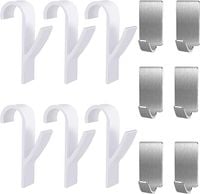 Haczyki samoprzylepne naścienne wieszak 12szt