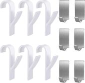 Haczyki samoprzylepne naścienne wieszak 12szt