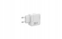 Ładowarka sieciowa MX Burst GaN PD 35W, 2xUSB-C + kabel PD 20W C/Lightning,