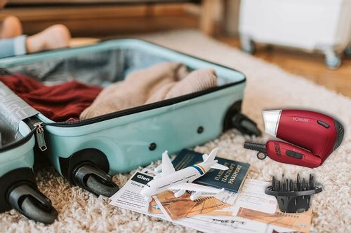 TURYSTYCZNA PODRÓŻNA PORĘCZNA SKŁADANA SUSZARKA DO WŁOSÓW DYFUZOR 1300W na Arena.pl